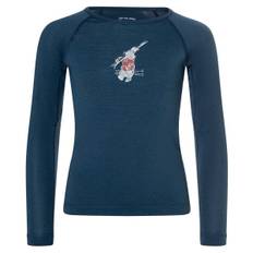super.natural Kid's Ski Bunny175 L/S Underkläder merinoull Barn Storlek 128 Färg blå