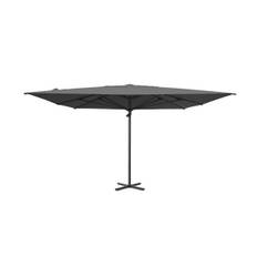 Mozzo parasol 4x4 m - mode grå/grå