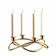 Georg Jensen Season lysestage - forgyldt