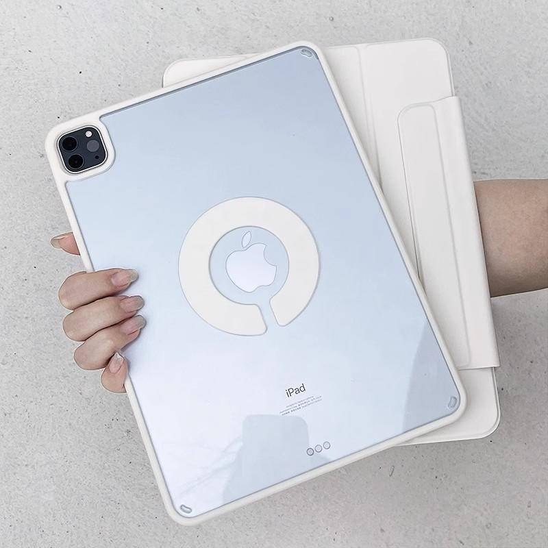 För iPad Pro 11 Fodral 2024 M4 Pro 13 Fodral Air 11 M2 Magnetiskt Avtagbart Skydd iPad Air 13 M3 12.9 2022 Air 5:e 10.9 Air 4 Funda svart
