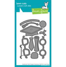 Lawn Fawn Dies - Woodland Critter Huggers Graduation Add-On LF3728