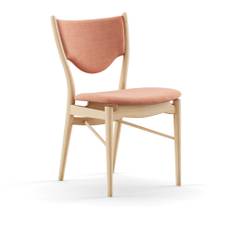 House of Finn Juhl - 46 stol, Clear oiled oak, Cat. 1 Remix 612 - Matstolar - Finn Juhl - Rosa,Träfärgad - Trä/Textilmaterial