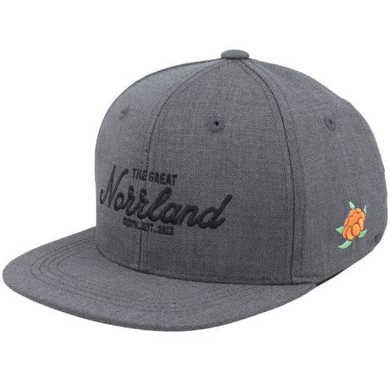 SQRTN - Grå snapback Keps - Kids The Great Charcoal Snapback @ Hatstore