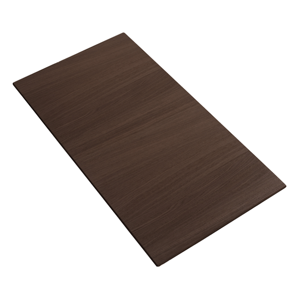 PBJ Designhouse PBJ tillægsplade til Corna rundt spisebord Ø:140 cm - Lakeret mørk eg - Marmor laminat