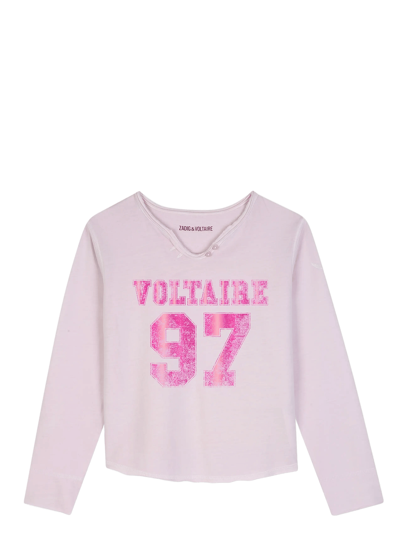 Zadig & Voltaire Kids Long Sleeve T-Shirt - Pink - 152