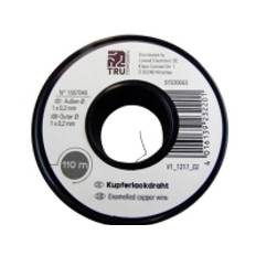TRU COMPONENTS Lakeret kobbertråd Udvendig diameter (inkl. isoleringslak)=1 mm 6 m