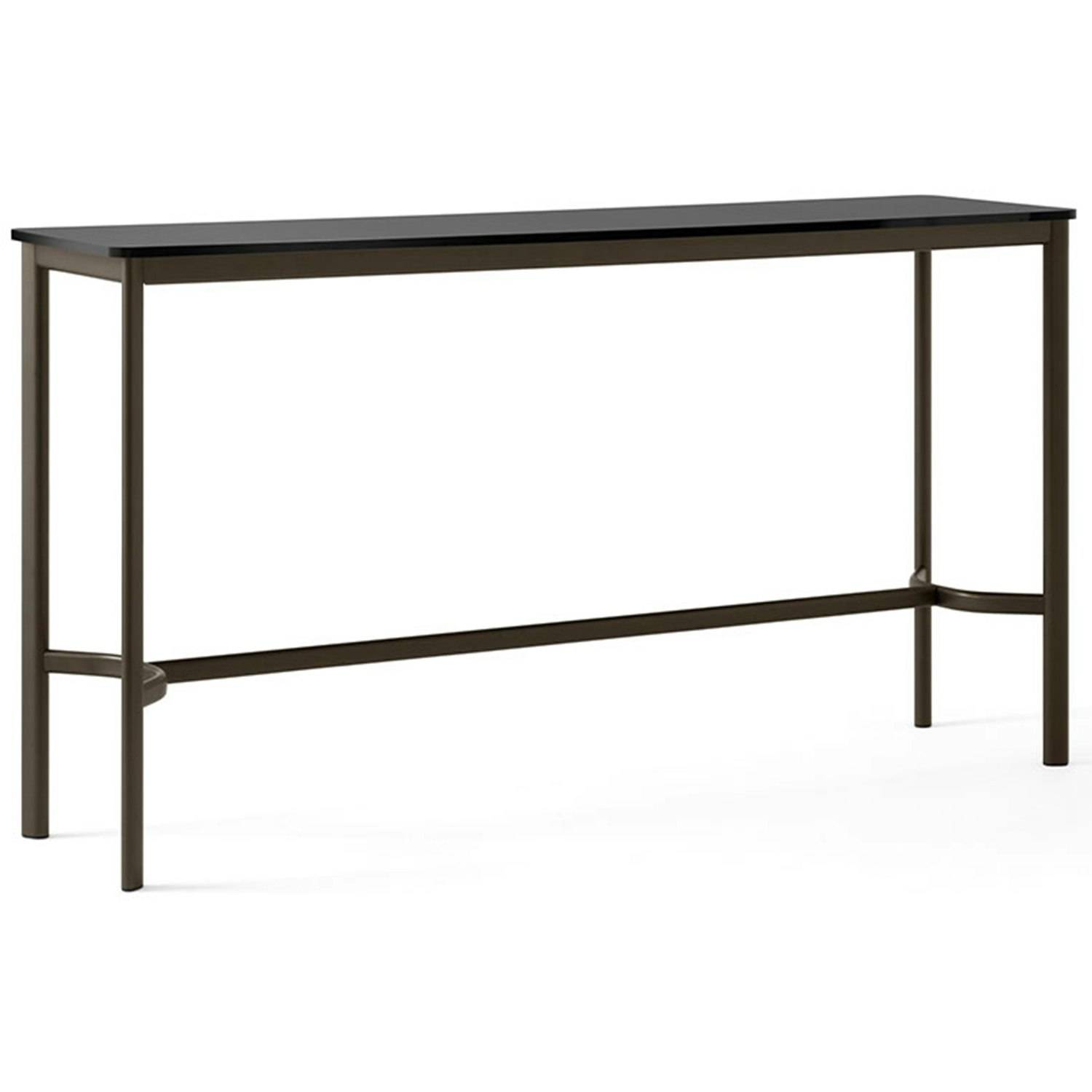 &Tradition Drip Hw63 Barbord 50x190x105 Cm Svart / Brons - Matbord & Barbord Laminat Svart - 132322A382A066