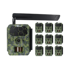 10-pack Pro-Optics PRO 4.4G Åtelkamera - Inkl. 10x3 månaders Molnus-SIM