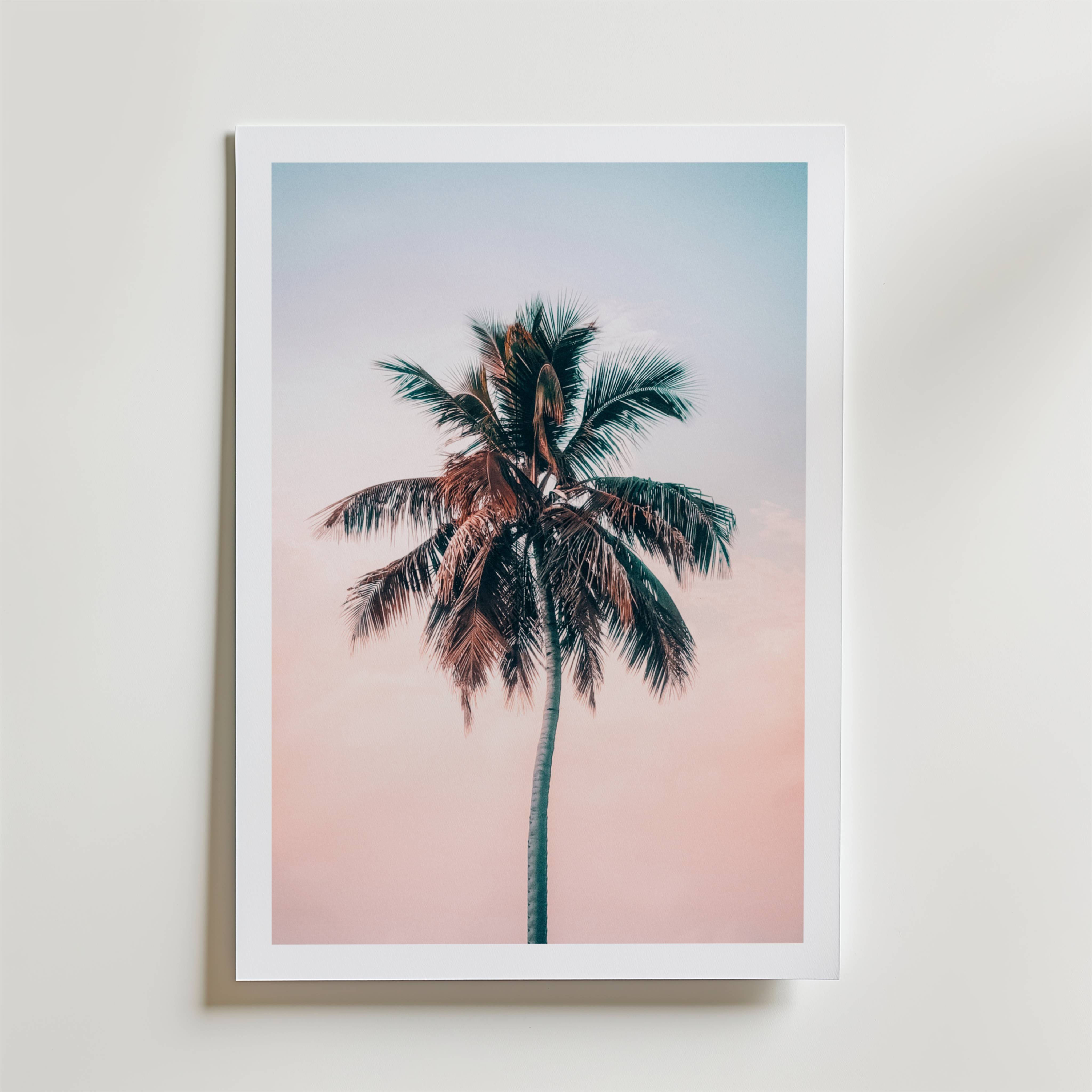 Sunset Palm Dream Poster - Fine Art Poster 21x30 cm