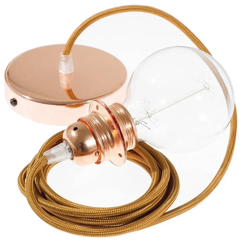 Creative Cables Rm22 2 M Hængende Lampe Pendel Til Lampeskærm
