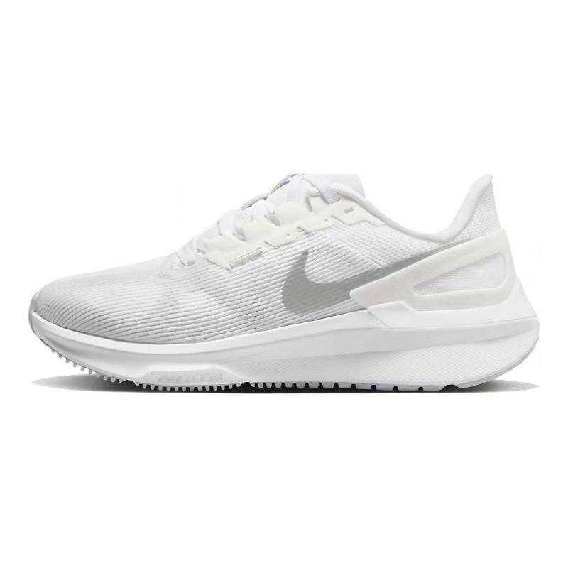 Nike Zoom Structure 25 Dam Bekväma Mångsidiga Stödjande Låga Vardagslöparskor Vita DJ7884-101 cm