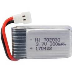 3.7v 300 mah lipo batteri för hubsan h107 syma x11c fy530 udi u816 u830 f180 e55 fq777 fq17w batteri 25c 702030 för rc drone del