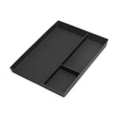 Car Armrest Storage, Auto Armrest Tray, Storage Box Organizer with Anti Slip and Secure Fit Design for Daily Commuters, Road Trippers, 9.33x7.01x0.79 Inches