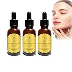 Frankincense Infused Face Oil, ekologisk ricinolja, Castor & Jojoba Oils, för Face Anti-Aging Miracle Facial Moisturizer Natural Skincare Hydrates Skin Moisturizing (3 stycken, 30 ml)