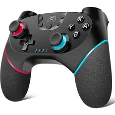 Switch Controller til Nintendo, Trådløs Controller Pro til Nintendo Switch/Switch Lite, Fjernbetjening Gamepad, Turbo og Dobbelt Vibration