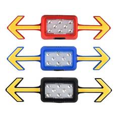 6-lägen LED-hjälmlampa 300mAh uppladdningsbart batteri, nattcykling riktningsindikator, trådlös fjärrkontroll, cykellyse