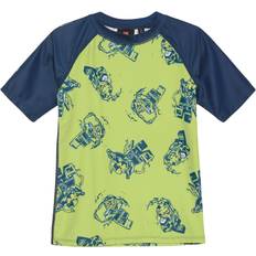 LEGO kidswear/LEGO børnetøj Lwagan 301 Swim T-shirt S/S Stl. 128 cm pojkar - Uv-kläder Från Magasin - Bright Green (128 cm)
