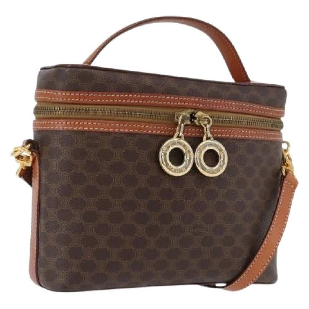 Celine Vintage Pre-owned Vintage Håndtaske i Plastik - Vintage - Dame - Brun - ONE SIZE -