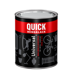 Quick Bengalack Universallak glans 90 Blank - 2,7 ltr.