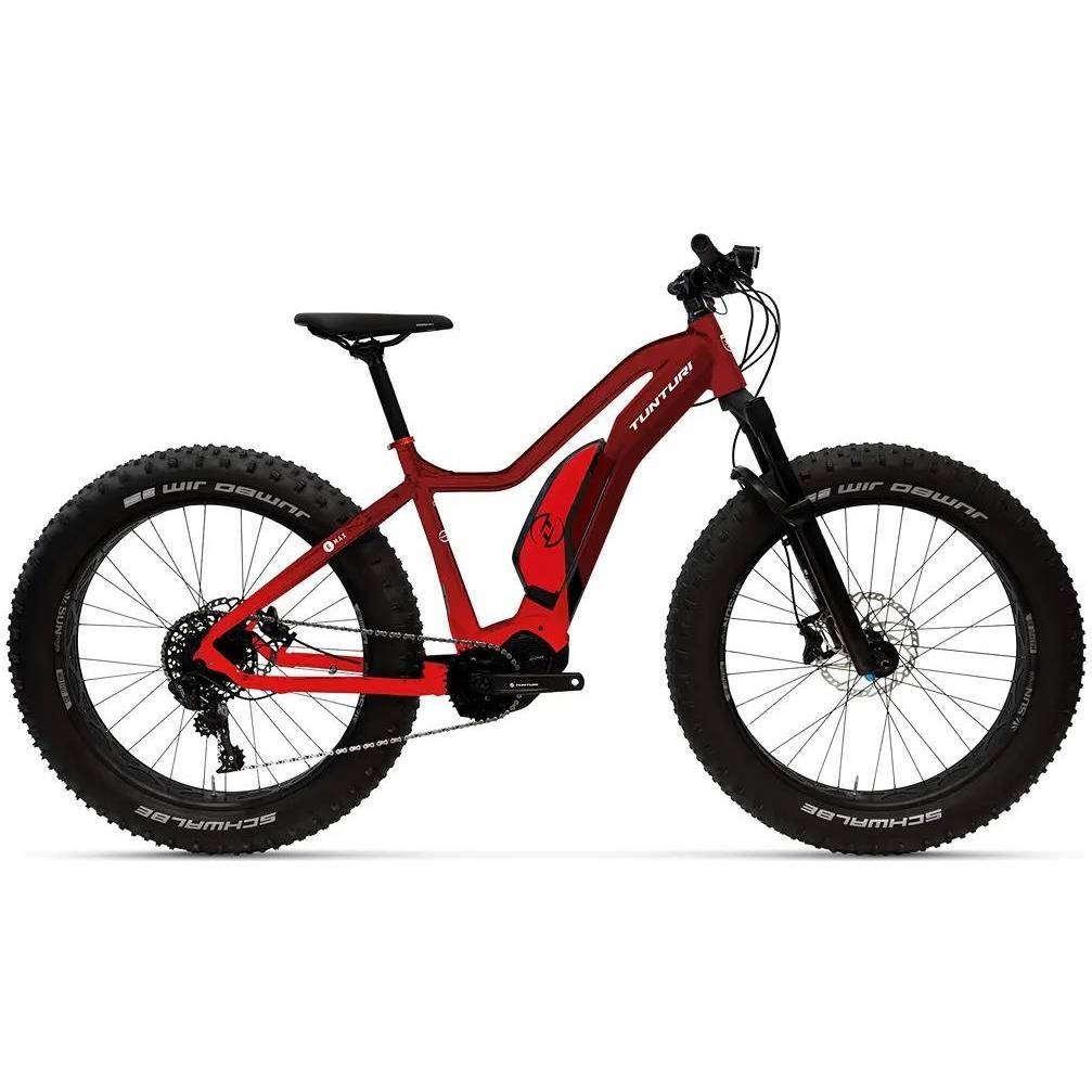 Fatbike El Tunturi eMax Burgundy Red S 2025