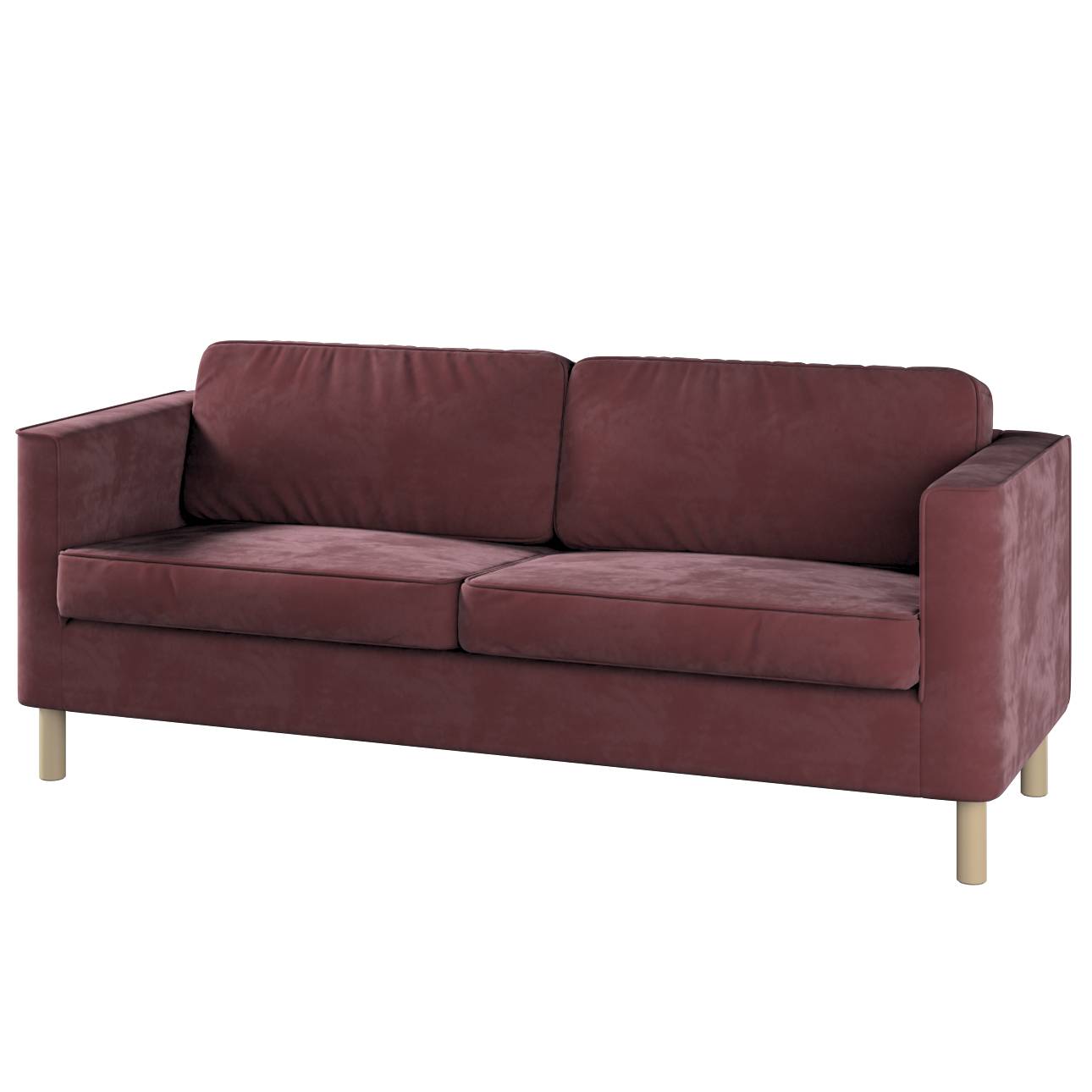 Pärup betræk 3 personer, Bordeaux, Velvet
