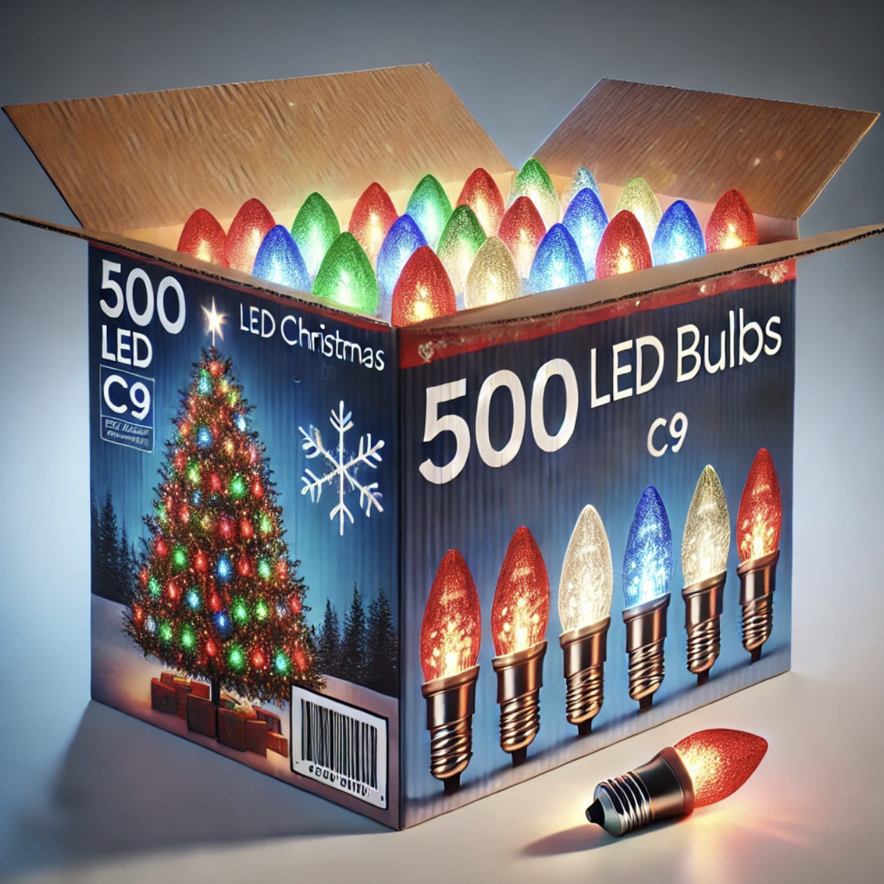 C9 Retro Fit Bulbs - Case of 500 - Pink