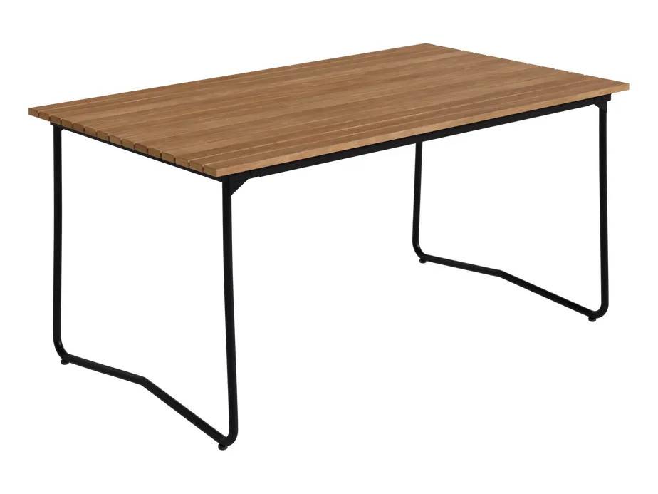 Grythyttan Stålmöbler Bord Bovik Teak/svart 150 x 85.5 cm
