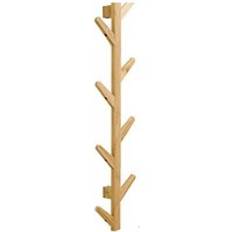 6/8 krokar klädhängare vägg massivt trä vägg hängande vardagsrum sovrum dekorativ klädställning alla hatt rack bambu möbler