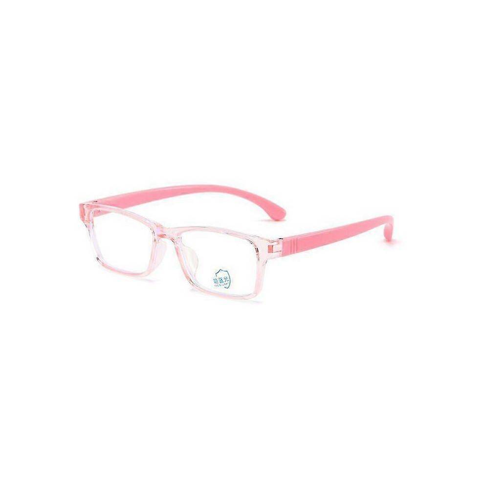 (Pink) Zilead Kids Computer Glasses Blue Light Blocking Filter Gaming Goggles Silicone Frame Eyeglasses Child Anti-Blue Ray Eyewear