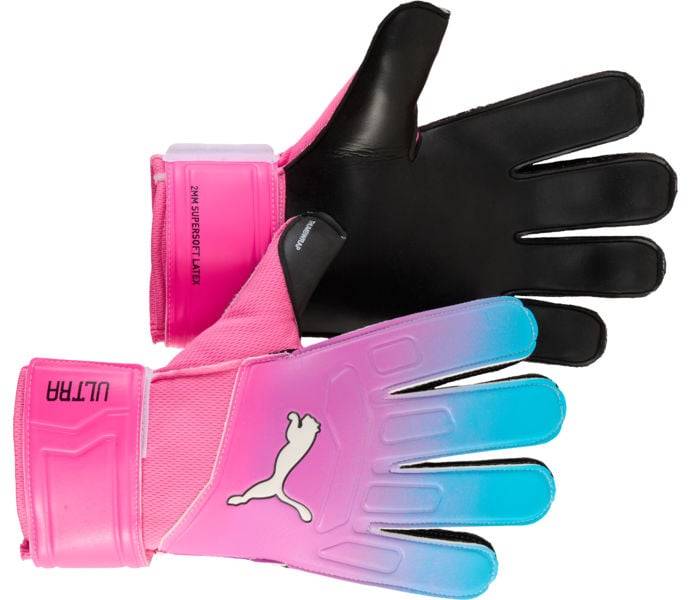 Ultra Play RC målvaktshandskar , Ultra Blue-Poison Pink-Lime Squeeze, Unisex, 5