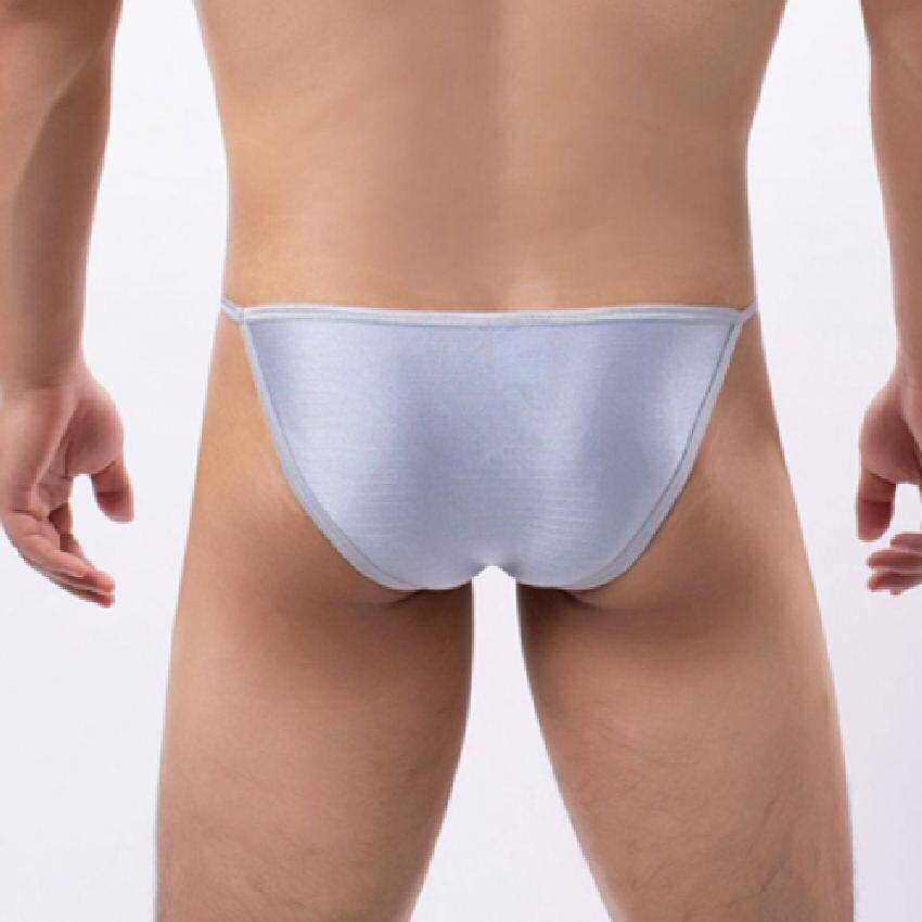 Men Fashion Show Mankini Soft Material Panty 2XL Grå