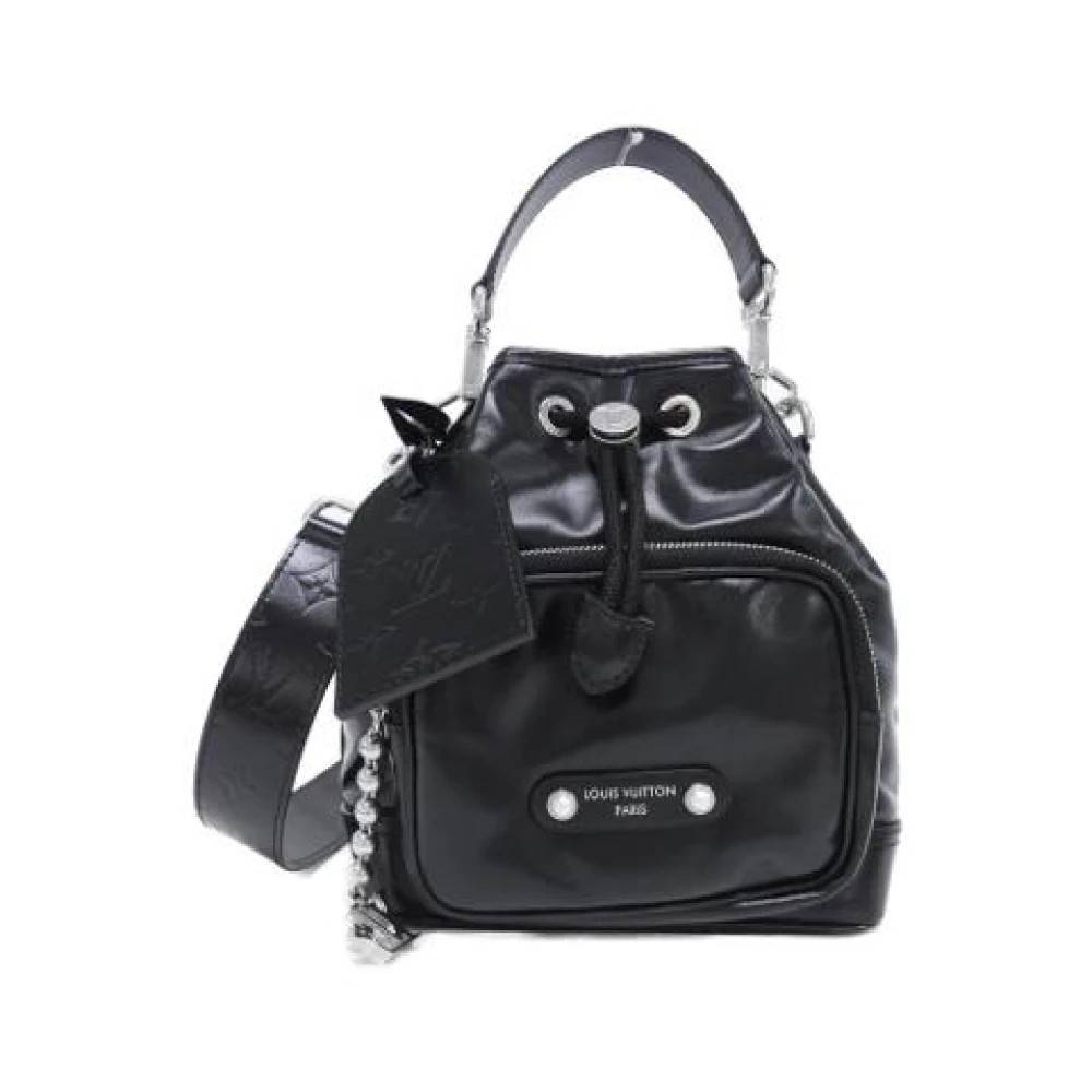 Louis Vuitton Vintage Pre-owned Vintage Bucket Skuldertaske - Vintage - Dame - Sort - ONE SIZE - Uld