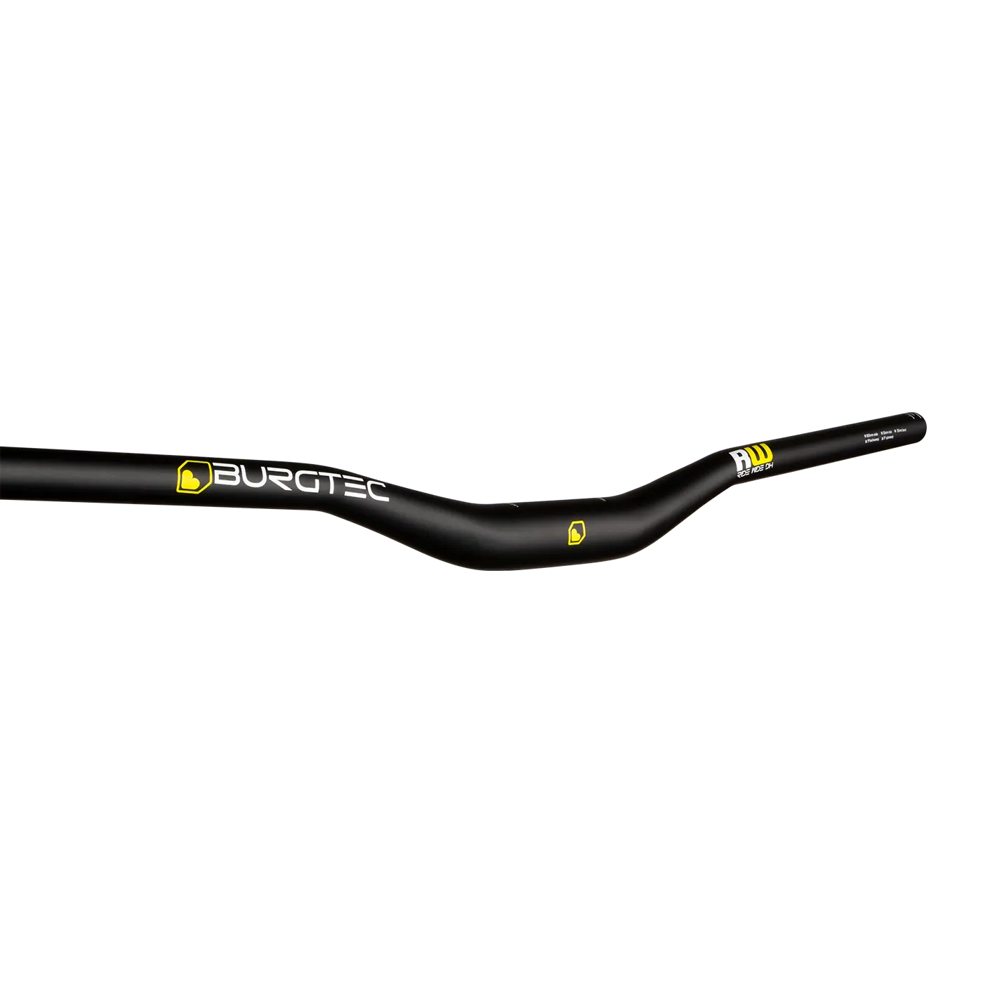 Burgtec Ride Wide Alloy DH Handlebar 30MM RISE 35MM CLAMP.