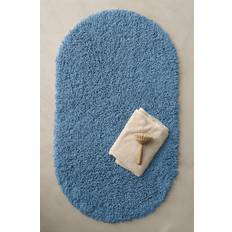 Ellos Home - Badeværelsesmåtte Chenille - Blå - 50X90