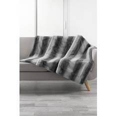 Tilbud - Plaid Cougar imiteret pels antracit