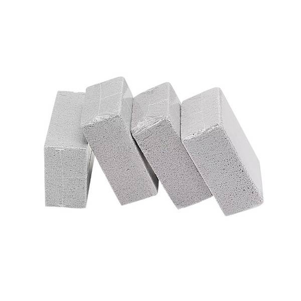 4-pack Rengöringsstenar - Skumglas Rengöringssten (70g) - Grå, idealisk för grillrengöring