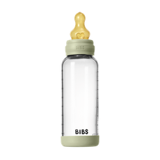 Sutteflaske i Glas 240 ml Latex – Sage - Mellem flow