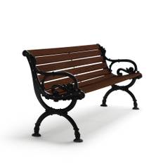 Byarums bruk Byarum sofa Brunlaseret fyr, sort stativ, 155 cm