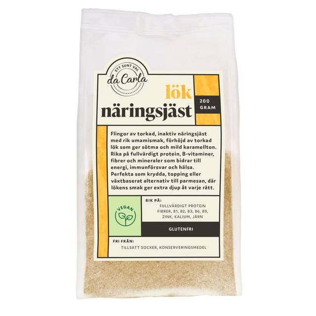 da Carla Näringsjäst flingor Lök 200 g