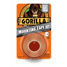 GORILLA HEAVY DUTY MOUNTING DOBBELTKLÆBENDE TAPE - CLEAR