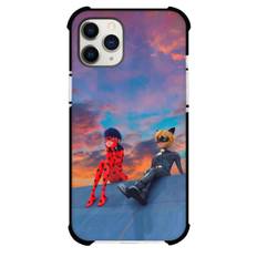 Miraculous Ladybug Phone Case For iPhone Samsung Galaxy Pixel OnePlus Vivo Xiaomi Asus Sony Motorola Nokia - Miraculous Ladybug And Cat Noir Sitting Together Poster