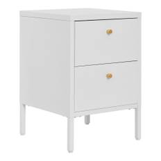 Dalby sengebord - hvid
