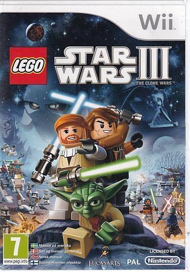 LEGO Star Wars III the Clone Wars - Dansk - Nintendo Wii (B Grade) (Genbrug)