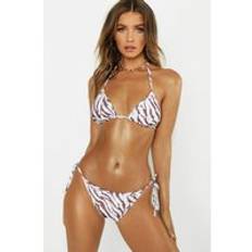 Mixa & Matcha Tigerm&#xF6;nstrad Bikini&#xF6;verdel I Triangelmodell, White