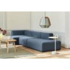 HAY Mags 3 Seater Combination 5 L: 338 cm - Right End - Hallingdal 130/Black Stained Beech
