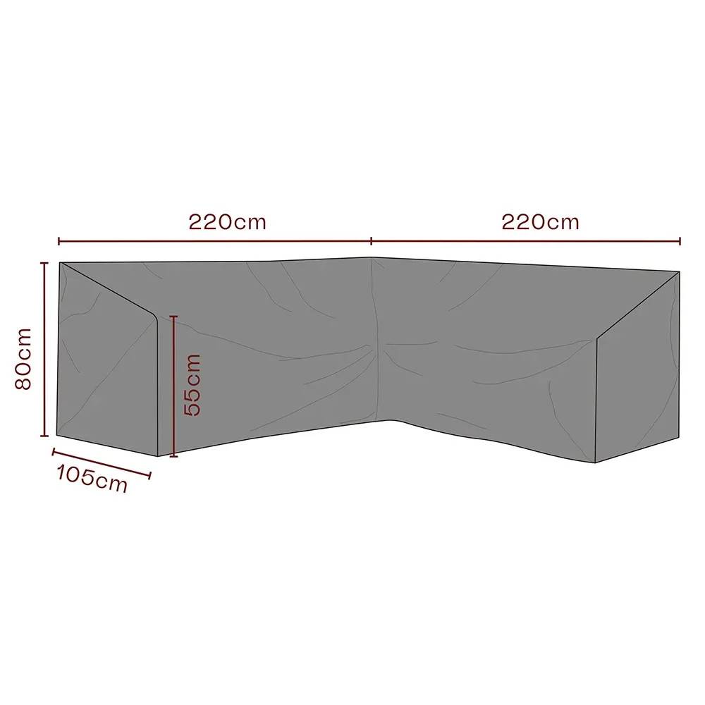 Brafab, Möbelskydd hörnsoffa 220/220x80x105 cm Premium