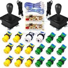 Arcade joystick diy kit zero delay arcade diy kit usb kodare till pc amerikansk joystick och happ tryckknappar f&#xF6;r arcade mame - Lila