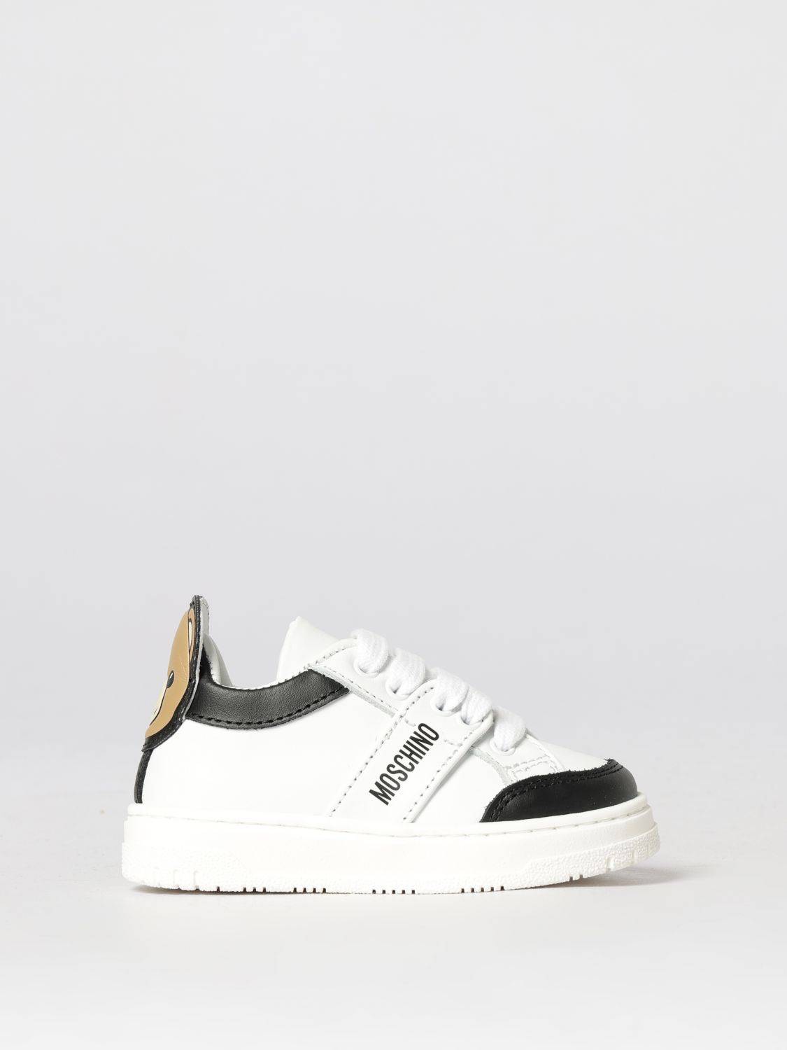 MOSCHINO Teddy Leather Sneakers - 25