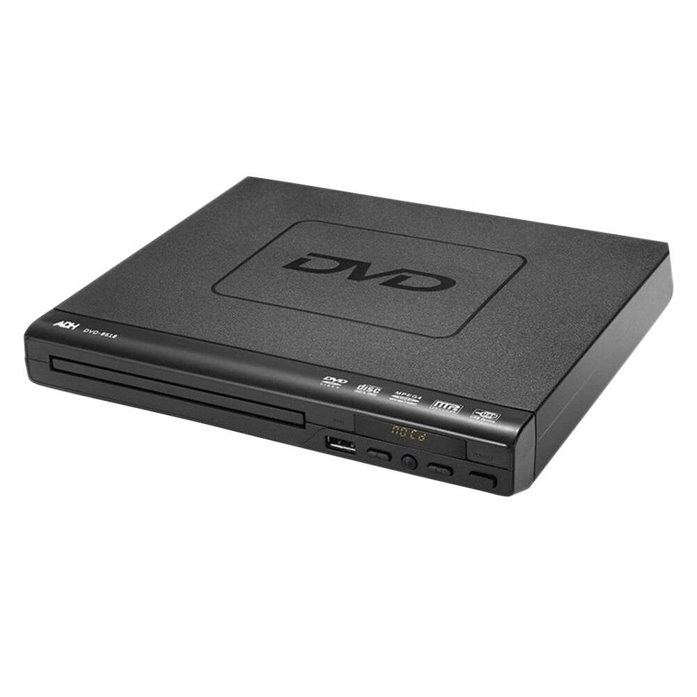 Usb-ingång bärbar dvd-spelare vcd mp3 hemunderhållning av utgång barn 110v 240v multimedia med fjärrkontroll för tv mini