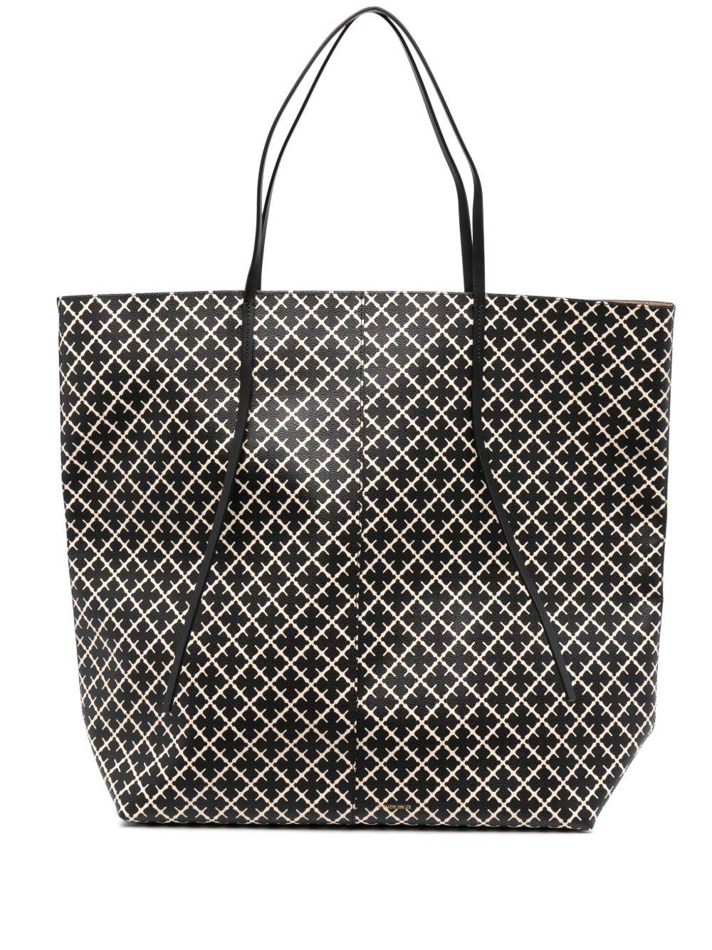 By Malene Birger - Abigail mönstrad totebag - dam - pvc - OS - Svart